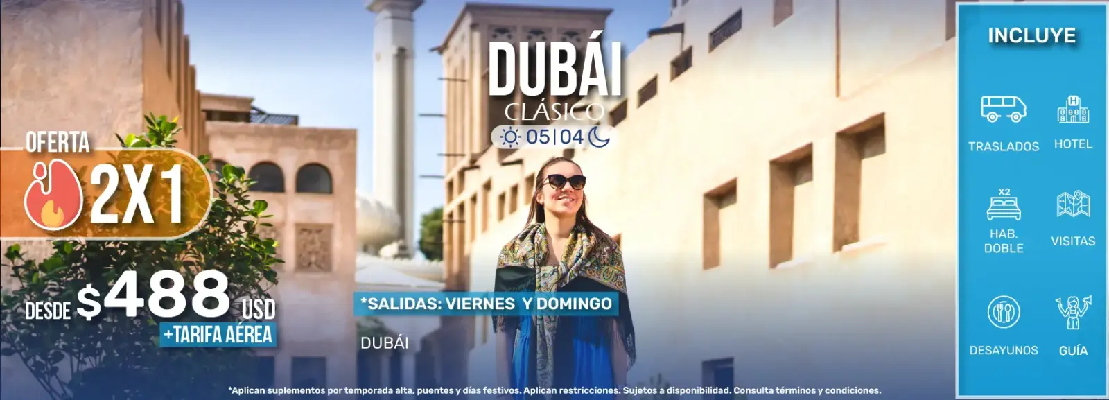 Paquete dubai tvg 5664